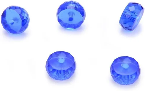 Vista 12 de 25 cuentas de cristal Heishi Rondelle redondas facetadas de Adabele austriaco de 0.315 pulgadas (0.315 in), color morado amatista compatibles