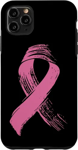 Vista 13 de iPhone 16 Cinta Rosa Cáncer de Mama - Estuche de Concientización sobre el Cáncer de Mama