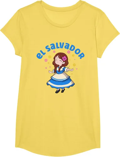 Vista 48 de Camiseta de mujer hispana con bandera salvadoreña de El Salvador Orgullosa, Negro
