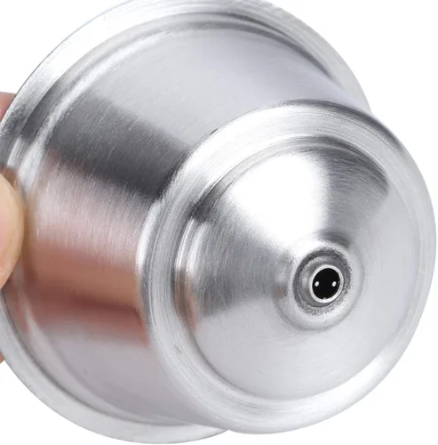 Vista 4 de Fdit Taza de cápsula de café recargable reutilizable de acero inoxidable apta para cafetera Dolce Gusto compatible con Nestle Dolce Gusto juego