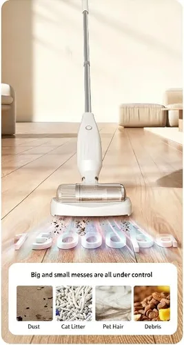 Vista 5 de Lightweight Stick Vacuum Cleaners for Home, Electric Hardwood Floor Vacuum