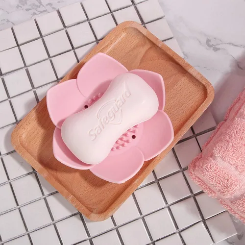 Vista 5 de Jaboneras con drenaje, soporte para jabón de barra de baño para ducha, bandeja de jabón para fregadero de cocina, protector de jabón