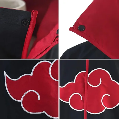 Vista 6 de Rulercosplay Disfraz de anime unisex con capa de nube, disfraz de Halloween, dos versiones