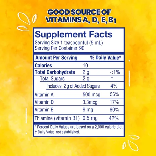 Vista 4 de Ballena Azul Aceite de Hígado de Bacalao para Adultos y Niños, Aceite de Hígado de Bacalao para Adultos y Niños, Buena Fuente de Vitaminas A, D, E