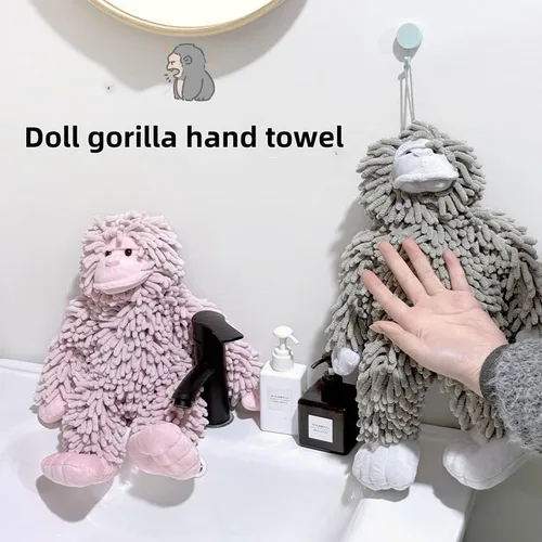 Vista 7 de Toalla de mano de felpilla, toalla de mano mullida, toalla de bola de felpilla suave y absorbente, bonitas toallas de mano para baño, toalla de mano