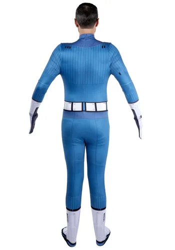 Vista 2 de Disfraz para Hombre del Sr. Fantástico de Los Cuatro Fantásticos Zentai Multicolor