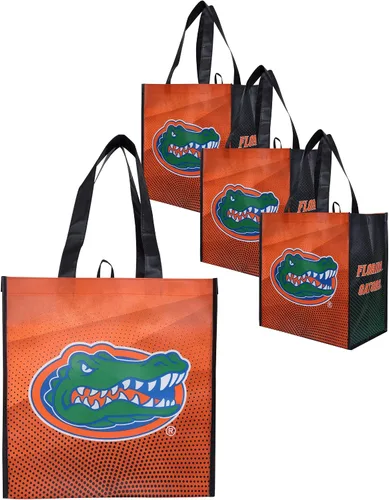 Vista 8 de FOCO Bolsas de compras reutilizables con logotipo del equipo de la NCAA