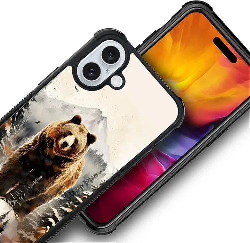 Vista 148 de Funda compatible con iPhone 15, diseño de elefantes africanos, diseño increíble a prueba de golpes, antiarañazos, carcasa trasera de policarbonato