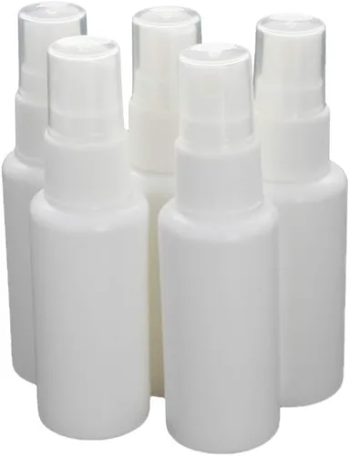 Vista 12 de Othmro Botella de spray de niebla fina, 6.8 fl oz de plástico pulverizador de botellas blancas bomba atomizadora y recargable 10 piezas 10 piezas