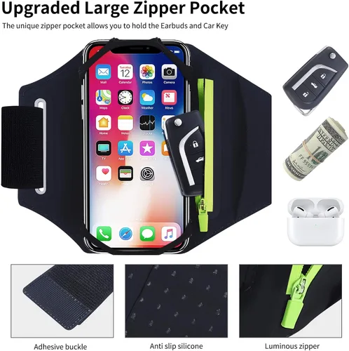 Vista 3 de Paquete de 10 brazaletes para teléfono celular: correa ajustable compatible con iPhone 15 14 13 12 11 Mini Pro Max Plus Samsung Galaxy Pixel