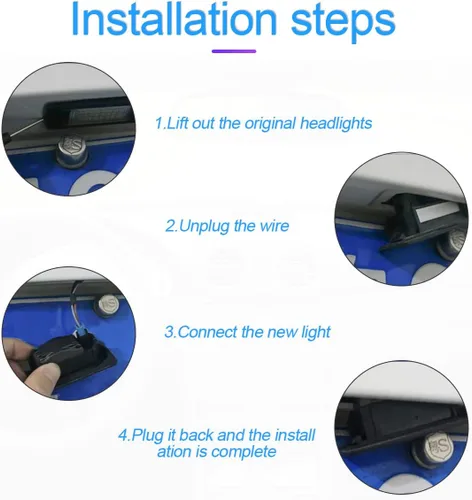 Vista 4 de 2 piezas de luz LED para matrícula, lámpara de matrícula impermeable de 12V/24V con 6-SMD, luz trasera para la mayoría de los coches, camiones