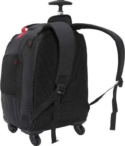 Vista 3 de MVS - Mochila giratoria, Negro -, Computadora portátil
