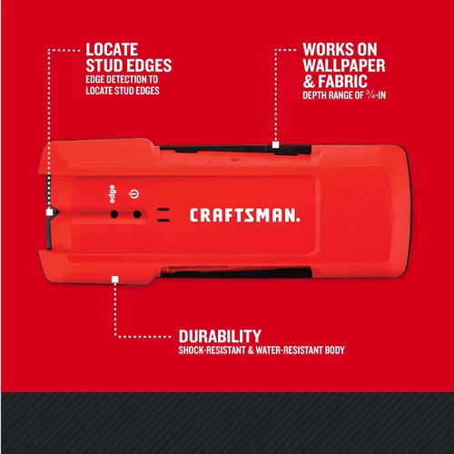 Vista 2 de CRAFTSMAN Detector de montantes, profundidad de 3/4 pulgadas (CMHT77633)