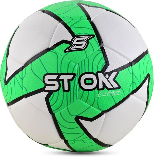 Vista 7 de Stonik - Balón de fútbol tamaño 5 – Fútbol de entrenamiento y partido de poliuretano duradero, pelota texturizada resistente al agua para todo tipo