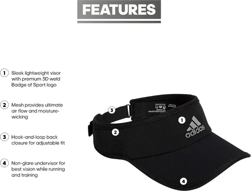 Vista 2 de adidas Superlite 2 Performance Visor para hombre