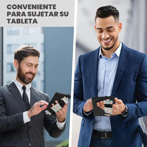 Vista 8 de MoKo Correa de mano suave para Kindle eReaders Fire Tablet de 6-8" Kindle/Kobo/Voyaga/Lenovo/Sony Kindle E-Book Tablet, Correa de mano versátil