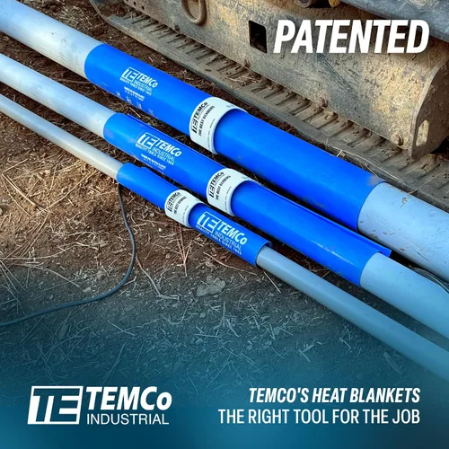 Vista 8 de TEMCo TH4003 - Dobladora de manta térmica de conducto de PVC 3 1/2"-4
