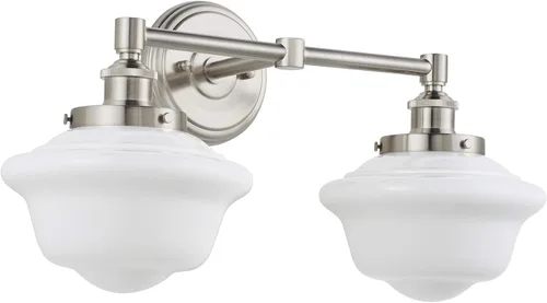 Vista 9 de Lámpara modelo Lavagna Vanity, LL-WL273-MILK-AB
