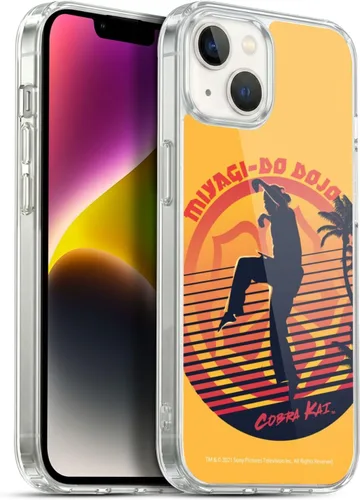 Vista 79 de Head Case Designs Funda de gel suave con licencia oficial de Cobra Kai Eagle Fang Logo Key Art compatible con Apple iPhone 7 Plus/iPhone 8 Plus