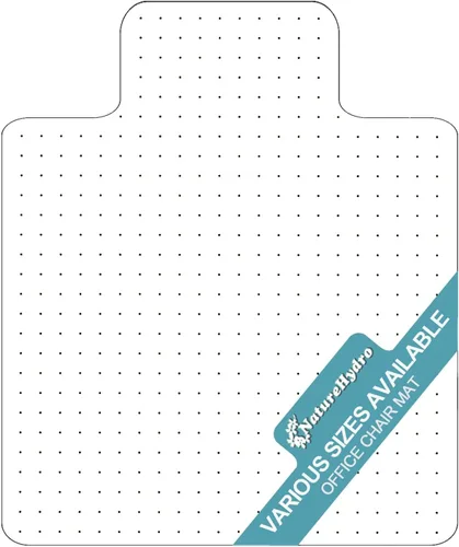 Vista 10 de Naturehydro Alfombrilla Transparente para Silla para Suelos Duros - 48" x 30" Alfombrillas Transparentes para Suelo de Escritorio de Computadora