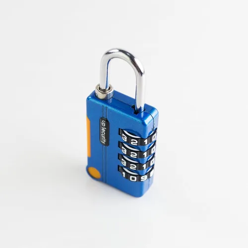 Vista 2 de Cerradura de combinación para casillero, cerradura combinada con código, combinación de candado pequeño para equipaje, candado combinado