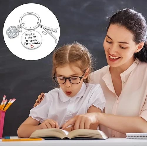 Vista 2 de Mantoudoss - Regalos para el día de San Valentín para profesores, llavero para profesores, regalos de agradecimiento para profesores, los mejores