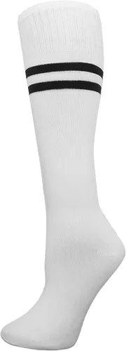 Vista 7 de Calcetines de fútbol para niños, 6 pares para niños y niñas, juveniles hasta la rodilla, deportes, fútbol, gimnasio, escuela, paquete