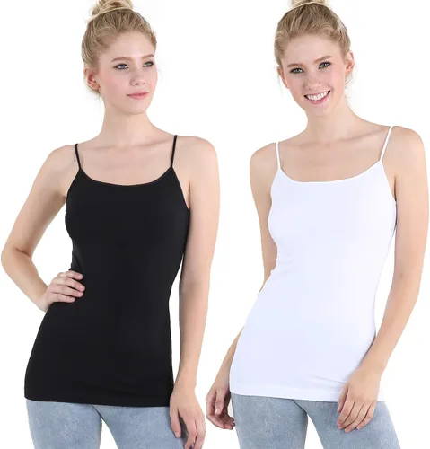 Vista 47 de NIKIBIKI Camisola básica sin costuras para mujer, fabricada en Estados Unidos, talla única
