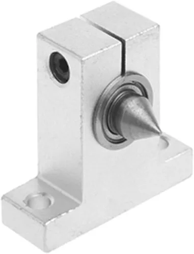 Vista 2 de Mini máquina de torno de doble rodamiento Centro giratorio Centro giratorio Piezas de torno Accesorios para carpintería o máquina de torno, etc. -S