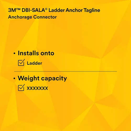 Vista 13 de 3M Lema DBI-SALA, anclaje de escalera 6100566, 1 cada uno