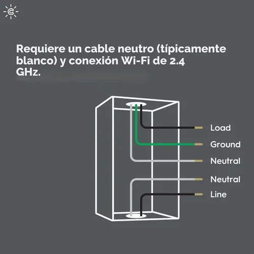 Vista 9 de GE CYNC - Interruptor inteligente de luz, estilo paleta, requiere cable neutro, interruptor de 4 cables con Bluetooth y Wi-Fi de 2,4 GHz, compatible