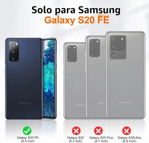 Vista 7 de JAME Funda para Samsung Galaxy S20 FE, Samsung S20 FE 5G con soporte giratorio, TPU suave resistente a los golpes y funda delgada para Galaxy S20 FE