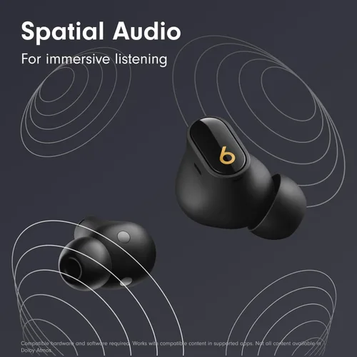 Vista 4 de Beats Studio Buds + Auriculares inalámbricos con cancelación de ruido, compatibilidad mejorada con Apple y Android, micrófono integrado