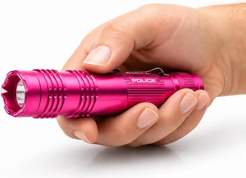 Vista 3 de POLICE Pistola paralizante para defensa personal - M12 Mini recargable de aluminio de alto voltaje con linterna LED, compacta y resistente