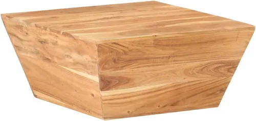 Vista 6 de Mesa auxiliar, mesa de centro de tronco, mesa de centro de granja adecuada para sala de estar, oficina, balcón, estudio, sala de estar familiar