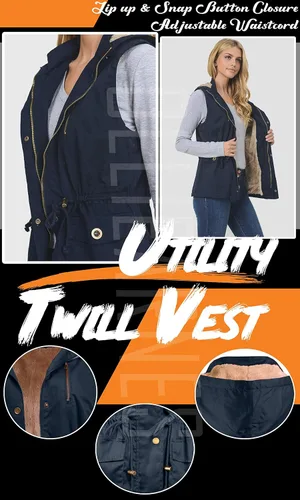 Vista 6 de OLLIE ARNES Chaleco Anorak ligero sin mangas para mujer