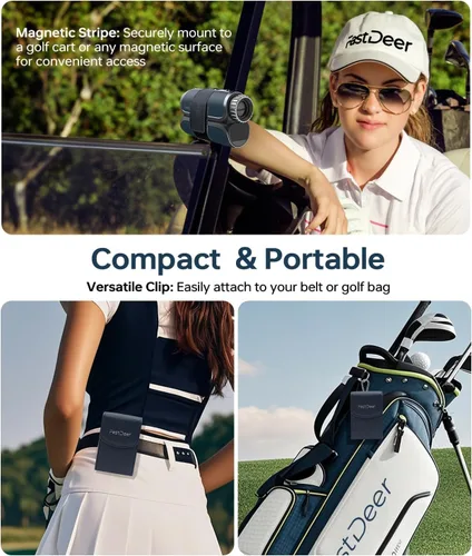 Vista 9 de Range Finder Golf S2,Premium Touchscreen & Automatic Brightness Adjustment High Precision Golf Range Finder,Flag Lock Vibration,Golf Rangefinder
