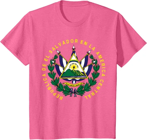 Vista 43 de amdesco Salvador Camisa, salvadoran Escudo de armas playera, mujer L, Blanco