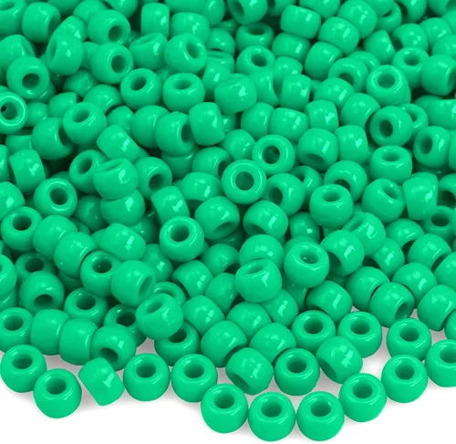 Vista 39 de Cuentas de poni, 4000 unidades, cuentas para pulseras, cuentas para el cabello, cuentas para hacer joyas, cuentas de plástico para manualidades