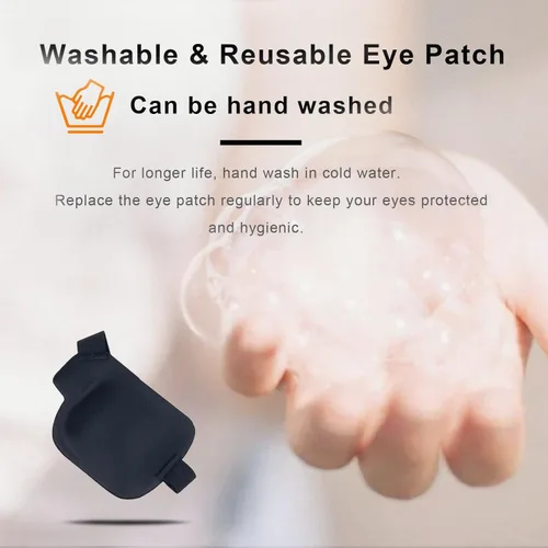 Vista 8 de Parche para ojos 3D, parches médicos para adultos y niños, parches para ojos perezosos para ambliopía 3D para ojo izquierdo