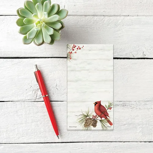 Vista 6 de Current Cardinal Woodland Birds - Juego de 12 blocs de notas magnéticos, 6 diseños, 30 hojas de 3.5 x 6.5 pulgadas, lista de compras, notas
