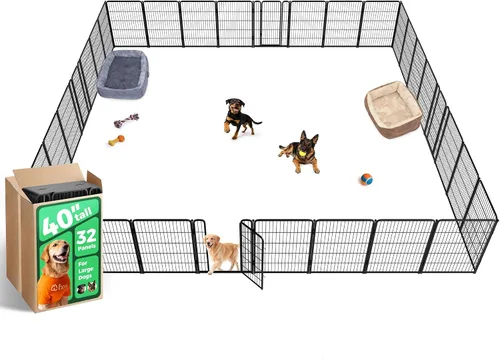 Vista 51 de FXW Homeplus Unleashed Corralito para Perros de Interior - Juego Sin Estrés y Seguro, Resistente de 24 Pulgadas 2 Paneles Corralito para Cachorros