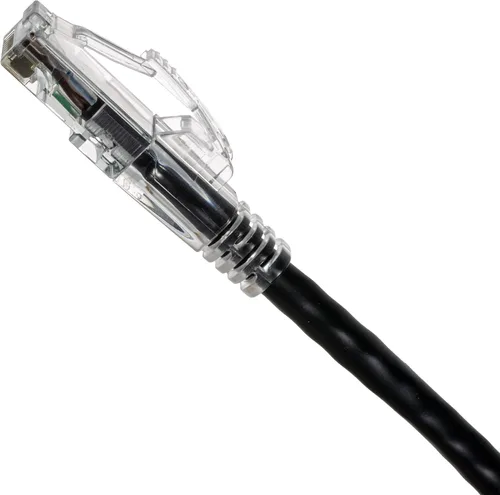 Vista 14 de NTW NTW - Cable de conexión de bloqueo de red patentado CAT6 de 1 pie, sin enganches, azul (NL-U6K-001BL)