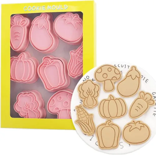 Vista 22 de Juego de 8 moldes de galletas de astronauta para hornear, moldes de galletas alienígenas, juego de moldes de galletas de meteoritos y herramientas