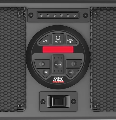 Vista 4 de MTX MUDSYS41 Sistema de barra de sonido marina de cuatro altavoces con Bluetooth para ATV/UTV/Tractor