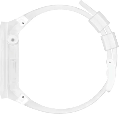Vista 3 de Swatch Swiss Quartz - Correa de silicona transparente