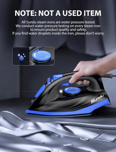 Vista 12 de Sundu Plancha de vapor con suela de cerámica y ráfaga de vapor