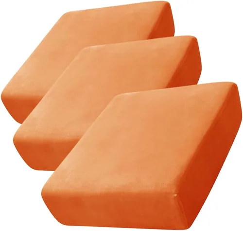 Vista 54 de CONRUSER Funda de cojín elástica de terciopelo suave, funda de cojín de felpa de terciopelo suave, fundas de sofá, protector de muebles con parte
