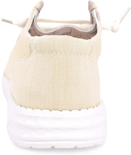 Vista 6 de Mocasines de lona para mujer, zapatos de moda, informales, planos, cómodos, para caminar