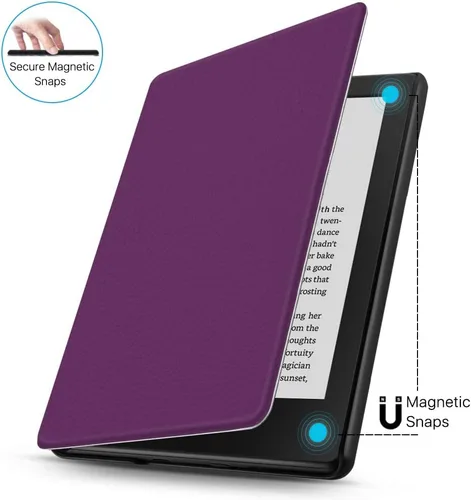 Vista 5 de TNP - Funda para Kindle de 10ª generación, delgada y ligera, con apagado y encendido automático para lector electrónico Amazon Kindle de 6 pulgadas